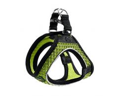HUNTER HILO COMFORT Geschirr für kleine Hunde, mit Mesh-Material und reflektierenden Elementen, limette, XS