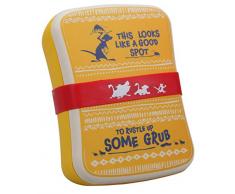 Half Moon Bay LBOX1DC05 Disney Lunchbox, Brotdose für Mittagspause, Holz