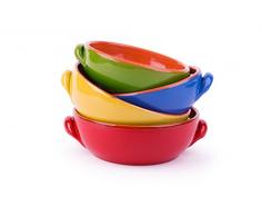 Brunch Time Kasserolle 4er Set mehrfarbig
