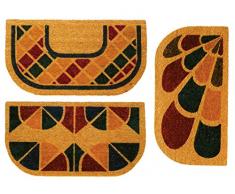 Velcoc ZV17CA4075 Fußmatte Capitol, Kokosnuss, mehrfarbig