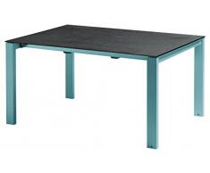 acamp extensio Ausziehtisch anthrazit/Cemento Anthracite Gartenmöbel, 164x11x102 cm