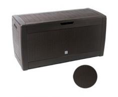 Prosper Plast mbr310–440U 119 x 48 x 60 cmBoxe Rato Garten Container – Dunkelbraun (6-teilig)