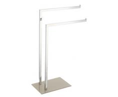 King Home P1407429/C Handtuchhalter 2-armig, taupe, 45X20X69H