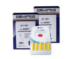 Euro Plus KY 163/2 2er Pack Kirby Staubsaugerbeutel und 5 Conny Clever Duftstaebchen