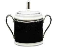 Noritake Pearl Noir Zuckerdose mit Deckel, 325 ml