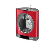 Krups Oblo Red Kaffeemaschine 0,8 l grau, rot (autoporteuse, Kaffeepadmaschine, Caffe Lungo, Cappuccino, Espresso, Latte Macchiato)