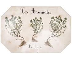 OmniMarket Metallschild mit Kräutermotiv (Thymian), Nicht spezifiziert