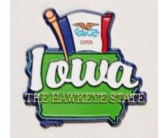 Iowa State map-flag Kühlschrank Collectible Souvenir Magnet
