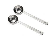 30 ml Kaffeelöffel, Endurance Metall 304 Edelstahl 2 Esslöffel Messlöffel, 2 Stück Rostfrei