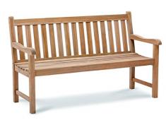 BEST 52315167 Teak-Bank Moretti 150 cm, grau wash