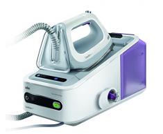 Braun CareStyle 7 IS 7043/1 Dampfbügelstation, 2.400 W, 7 bar, Dampfstoß: 400 g/min, abnehmbarer 2 l Wassertank, Intergrierter Textilschutz, Eco-Funktion, Weiß/Grau
