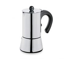 Cilio Espressokocher Vito, 4 Tassen, Edelstahl, Induktion geeignet