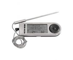 Dehner Grillzubehör Bratenthermometer digital, ca. 14.5 x 4.8 x 1.5 cm, Edelstahl, silber