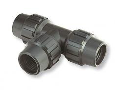 Te fitting Gartenschlauch, Schwarz