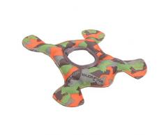 MAJOR DOG Frosch Spielzeug, 20,3 cm Camo Grün/Orange