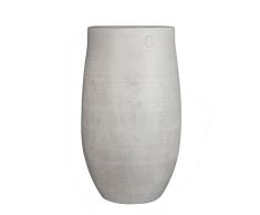 Mica decorations 141856 Vase, Elsie, 30 x 30 x 53 cm, weiß