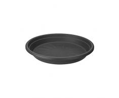Elho Universal Untersetzer Rund 30 - Anthrazit - Drinnen & Draußen - Ø 30 x H 4.4 cm