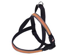 Nobby NORWEGER Geschirr FLASH MESH orange L: L: 70-85 cm + 52; B: 30 mm
