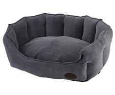 Nobby Komfort Bett oval BOTELI grau L x B x H: 65 x 57 x 22 cm