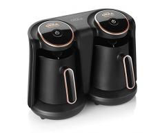 Arzum OKKA Minio Duo Kaffeemaschine, 1-8 Tassen Fassungsvermögen, waschbare Kaffeekanne, Akustisches Alarmsystem, kompakte Bauweise, 880W Leistung, Kaffeemesslöffel