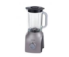 Kenwood Blend-X CLASSIC BLM600 SI Standmixer, 800 W, 1,6 l ThermoResist Glas-Mixaufsatz, MultiZonen Messer-System, silber