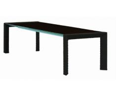 Wonderland Italy TAARK021 Arketipo XL W Ausziehtisch, mocca Geflecht