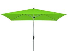 doppler Aluminium Crank Umbrella SL-AZ 190x290 - Rechteckiger Sonnenschirm für Balkon/Terrasse - Knickbar - 190x290 cm - Fresh Green