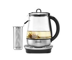 Gastroback 42438 Design Tea and More Advanced Automatischer Teekocher und Wasserkocher, Multifunktionsgarer