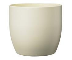 Soendgen Keramik Blumenübertopf, Basel Fashion, perlmutt, 31 x 31 x 31 cm, 0069/0031/1192