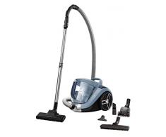 Rowenta RO4871 Compact Power XXL | Beutelloser Staubsauger | 2,5L Staubvolumen | Kompaktes Design | Extreme Saugleistung | Vacuum-Cleaner | Hocheffizienter Saugkopf | blau/silber