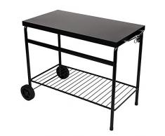 Somagic Elda Servierwagen Plancha, Schwarz