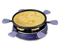 Techwood Raclette & Crêpiere, elektrisch, Violett