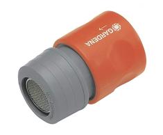 Gardena Perlstrahl-Adapter: Perlator für spritzfreies Wasser am Wasserhahn, zum Aufstecken auf den Gardena Hahnverbinder, für sanften, luftdurchsetzten, gebündelten Wasserstrahl (2905-26)