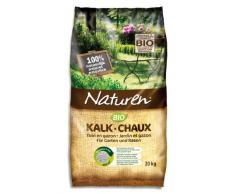 Naturen Bio Kalk Granulat aus fossilen Meeresalgen, gekörnt, zur Bodenverbesserung auf Garten-& Rasenflächen, 20 kg
