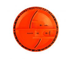Constructive Eating WJ-660 Baustellen Teller für Kinder, Kunststoff