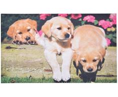 Fallen Fruits Garten Fußmatte in einem Puppy Design bedruckt