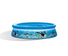 Intex Ocean Reef Easy Set Pool - Aufstellpool - Ø 305 x 76 cm - Mit Filteranlage