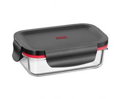 Silit Storio Vorratsdose 15 x 10 cm, Glas, Vorratsglas, luftdichter Aroma-Deckel, Frischhaltedose zum Vorbereiten, Aufbewahren und Servieren