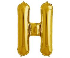 Northstar Folienballon 00255 Buchstabe H, 86,4 cm Gold