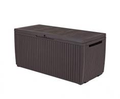 Keter 6048 Auflagen und Universal Wood Style Box, Springwood, braun, 305 L