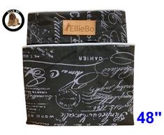 Ellie-Bo Ersatz Voyager Hundebett, 122 cm, 117 x 75 cm, 2 x große, Schwarz