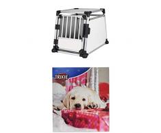 Trixie 39342 Transportbox, Aluminium, 63 x 65 x 90 cm + Adventskalender für Hunde