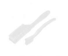 Sourcingmap® 2 STK: Fischglas Plastik Aquarium Reinigungsbürsten Waschbürsten Werkzeuge weiß de