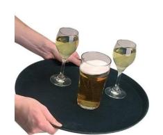 Winware rund rutschfeste Tablett