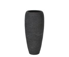 Mica decorations 1002721 Vase Lucy, grau