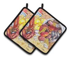 Carolines Treasures Topflappen Hummer mit Old Bay 8719PTHD, 7,5 x 7,5 W, mehrfarbig