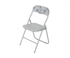 Dajar Klappstühle Flower, grau