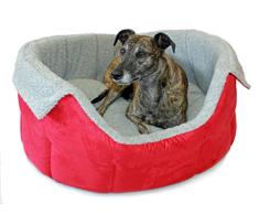 Cosipet Chelsea slumbernest Pet Bett, groß, 71 cm, Wein