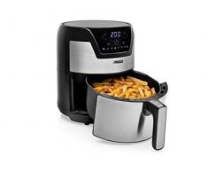 Princess Fritteuse, digital, Aerofryer XXL, 182026, 4,5 l, Edelstahlabdeckung, Schwarz
