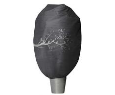 Windhager Winter-Deko-Vlieshaube Protect XXL, Kälteschutz, Frostschutz, Gartenvlies, Abdeckvlies, Vogel-Motiv, Größe XXL, 1,4 x 2 m, anthrazit, 07399
